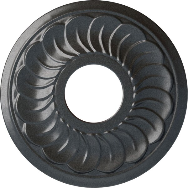 Ekena Millwork Blackthorn Ceiling Medallion (Fits Canopies up to 4 7/8"), 11 3/4"OD x 3 5/8"ID x 1"P, Pewter CM11BLPES - main